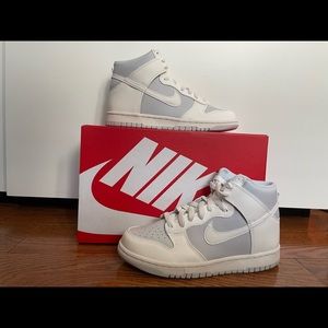 Nike Dunk High GS Summit White Football Grey
